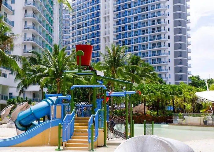 Condo In Manila: Azure Urban Resort W/ Manmade Beach Pool