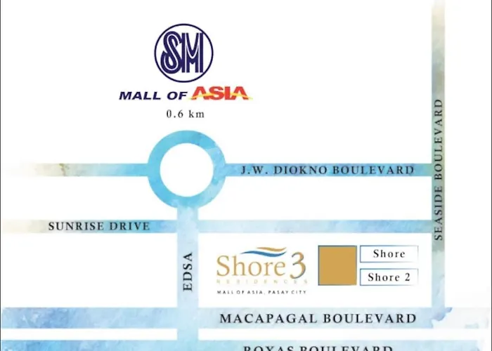 Condo Shore 3 Residences Moa Complex , Near Naia And Casinos