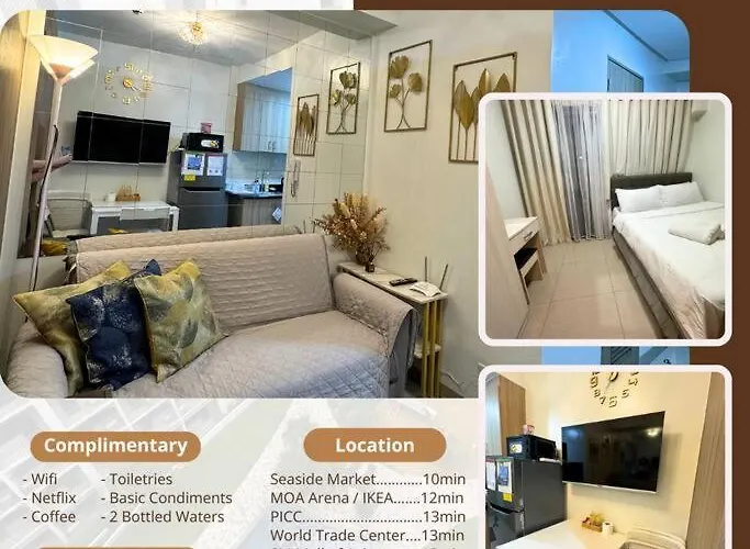 Cozy Shore Residence With Balcony Near Mall Of Asia & Airport