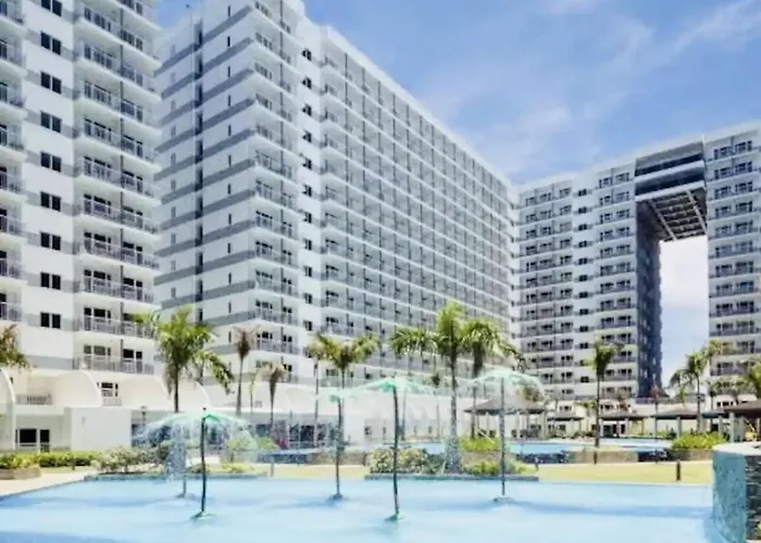 Near Moa Manila Bay Airport Via Naiax Balcony-Pool View Wifi Shell Residences