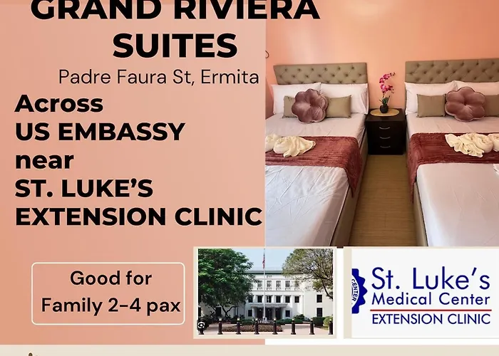 Grand Riviera Suites 1201 Near Us Embassy And St Luke'S Medical Center Extension Clinic Slec By Prime Stay