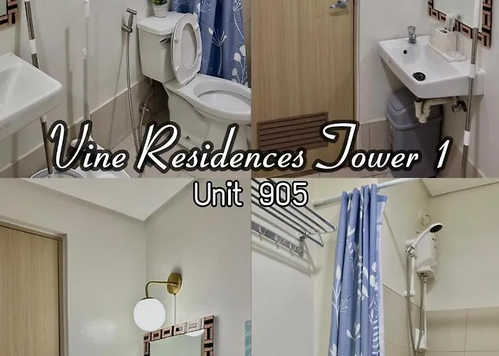 Vine Residences 2 Bedroom Prime Video,Free Parking, Near Mall, Nice Pool, Unli Wifi 905