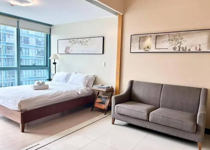 Thompson Suites - Elegant Queen Roo In, One Uptown Residences Bgc