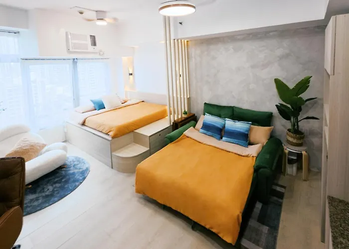 Breathtaking Eastwood City View, 3Min Walk To Malls, With Washer