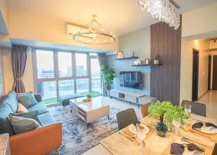 Luxury 120Sqm Suite Uptown Bgc With Spectacular Balcony View