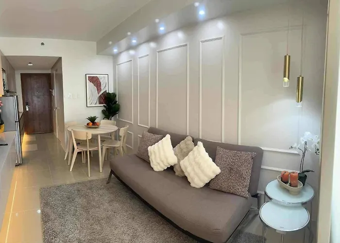 Scandi-Inspired Pasay Apartment For Rent - Entire House With Balcony Facing Moa