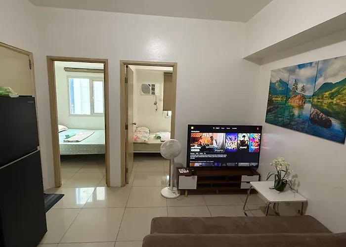 2 Bedroom Staycation At Jazz Residences Makati And Paid Private Parking