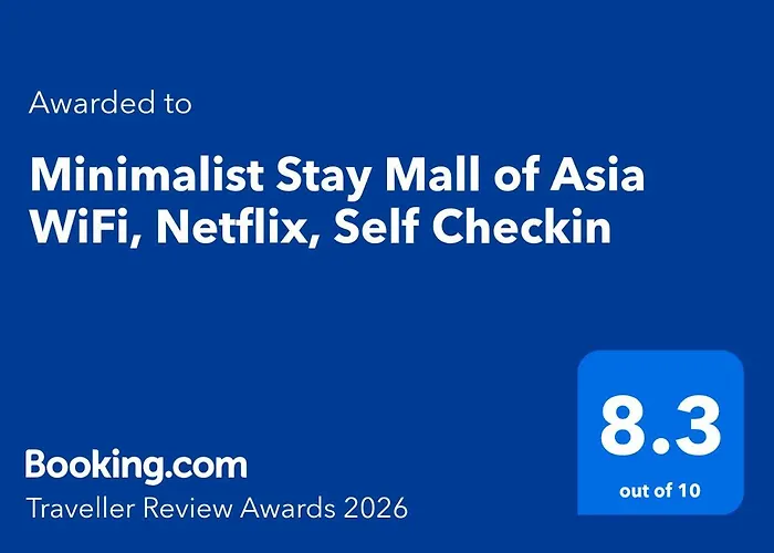 Minimalist Stay Mall Of Asia Wifi, Netflix, Self Checkin