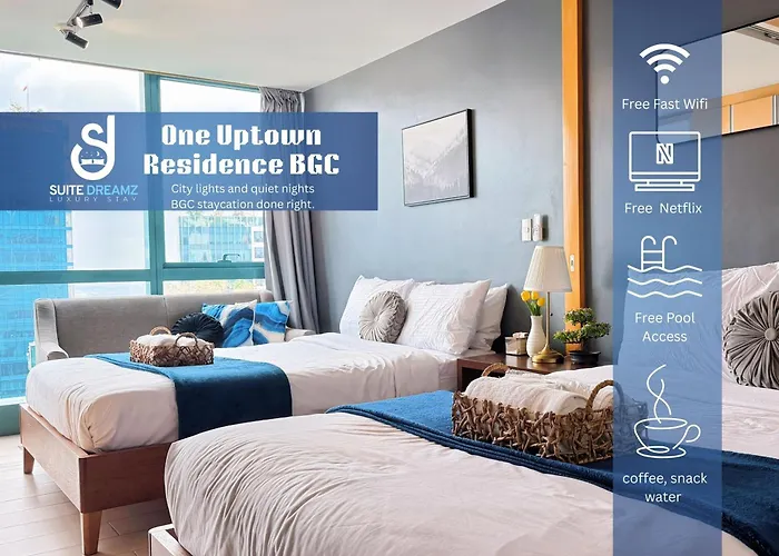 Free Welcome Breakfast, Bgc 1Br, 300Mbps Fiber, Steps To Mitsukoshi & Uptown, 29K