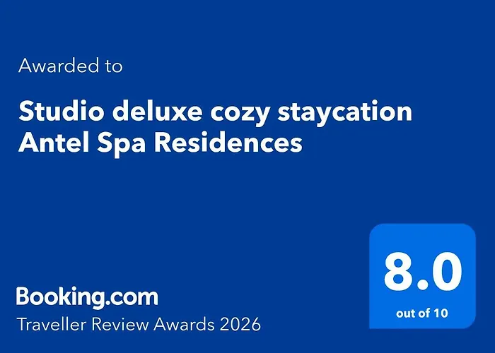 9Th Floor Studio Deluxe Cozy Staycation Antel Spa Residences