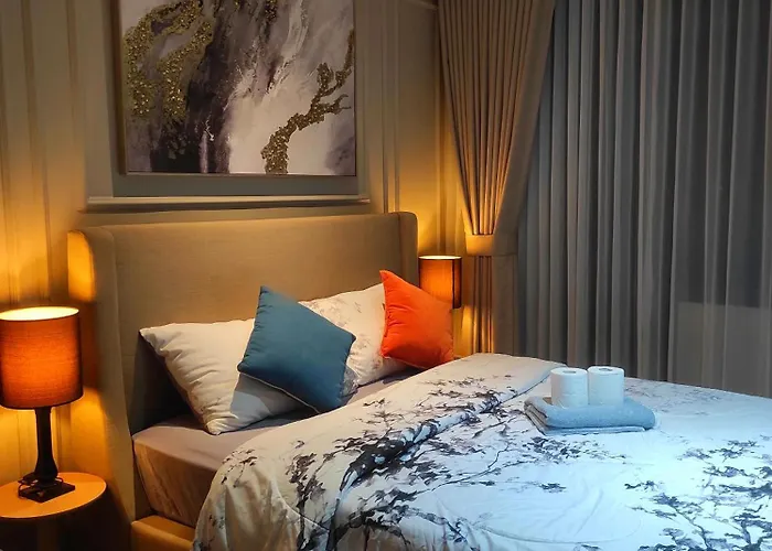 Newly Interior 1 Bedroom In Makati Ph With High Floor Views, Free Sauna & Mall Access