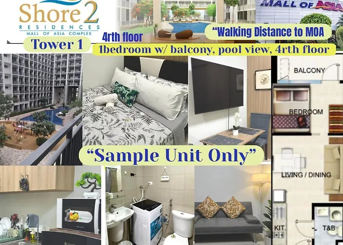 Shore Residences In Pasay Manila, Near Mall Of Asia And Manila Airport