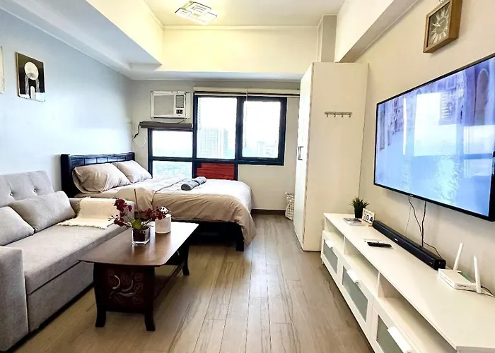 Cozy Modern Studio Unit With Ps4 At The Sentinel Residences, Cubao
