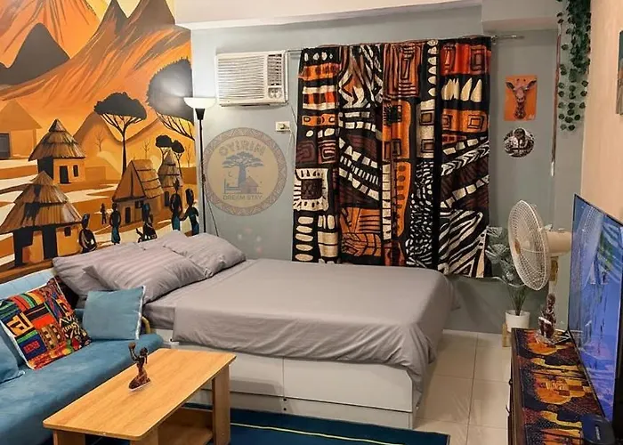 Cozy African Themed Unit in Parañaque