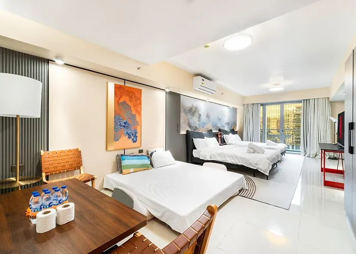 Cozy Family Suite With City View Near City Of Dreams Casino, Airport, Solaire, Okada, Ayala Malls And Moa