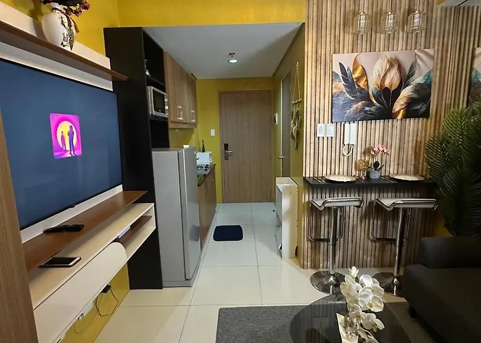 1Br Condo With Balcony At Smdc Lush Residences Makati
