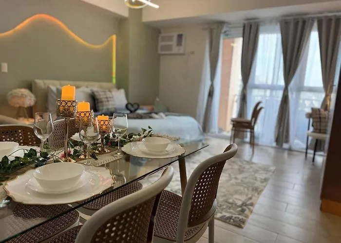 Venice Luxury Residences Studio With Balcony Pool And Netflix Near Bgc