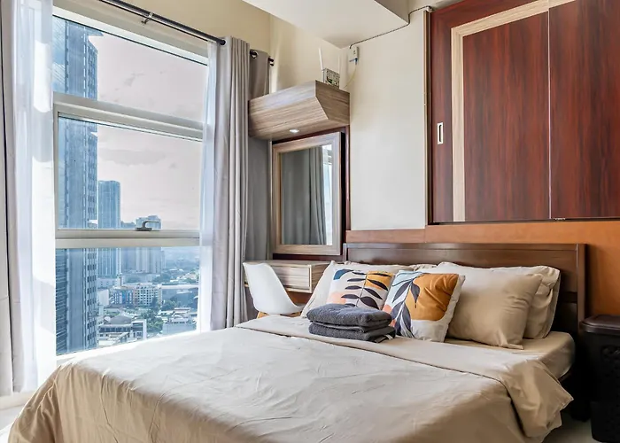 Spacious Studio Unit In Greenfield Mandaluyong With Netflix, Workspace & Washing Machine