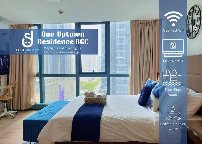 Free Welcome Breakfast, Bgc 1Br, 300Mbps Fiber, Steps To Mitsukoshi & Uptown, 14F