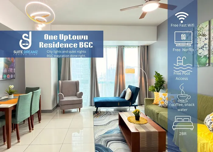 Free Welcome Breakfast, Huge Bgc 2Br, Great For 6, 300Mbps Fiber, Steps To Mitsukoshi & Uptown, 29W