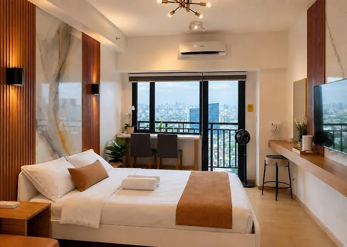 Breathtaking Skyline View Apartments At Air Residences Makati
