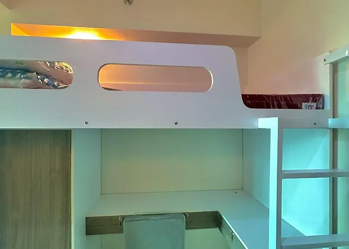 Dorm With City View - Loft Bed
