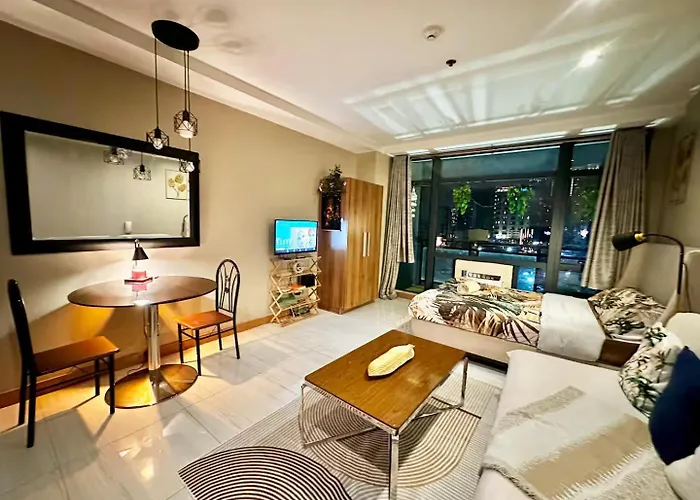 Studio With Balcony At Gramercy With Pool Gym Sauna