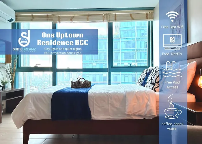 Free Welcome Breakfast, Bgc 1Br, 300Mbps Fiber, Steps To Mitsukoshi & Uptown, 30C1
