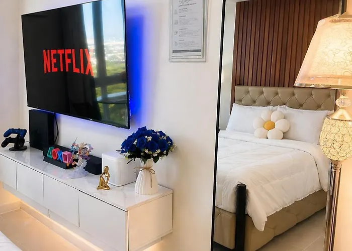 Cozy Condo In Pasig With City View, Pool & Ps4