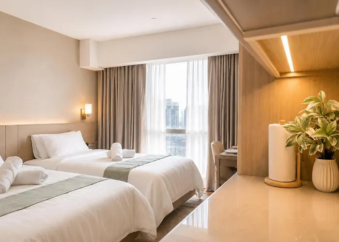 Unit 2402 Twin Bed The Hotel Residences At Novotel Acqua Manila