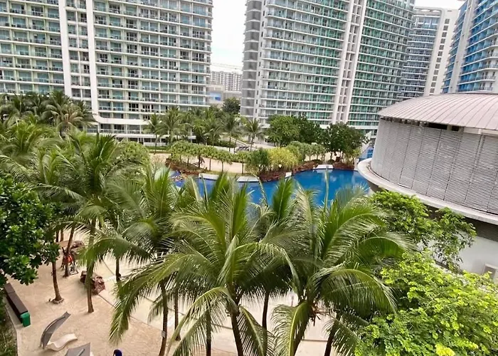 Beachfront Azure Escape, 2Br Condo