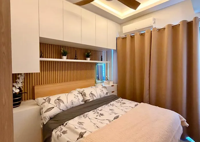 Blessed Dwelling - Modern Condo With Wi-Fi, Tv & Kitchen, 30 Min To Naia Airport