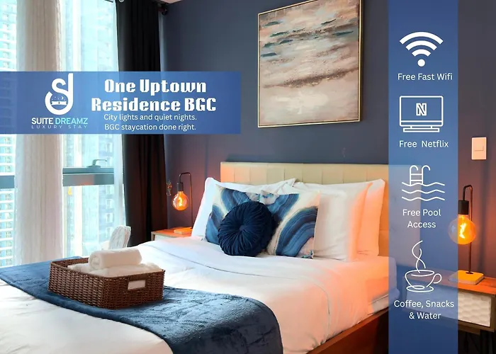 Free Welcome Breakfast, Bgc 1Br, 300Mbps Fiber, Steps To Mitsukoshi & Uptown, 19C