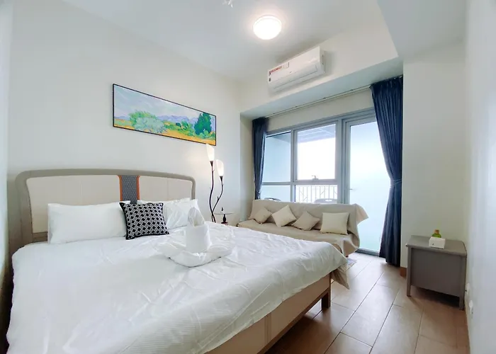Modern 3Bedrooms Facing Manila Bay Sunset, Near Manila Airports Okada Solaire Moa With Free Parking