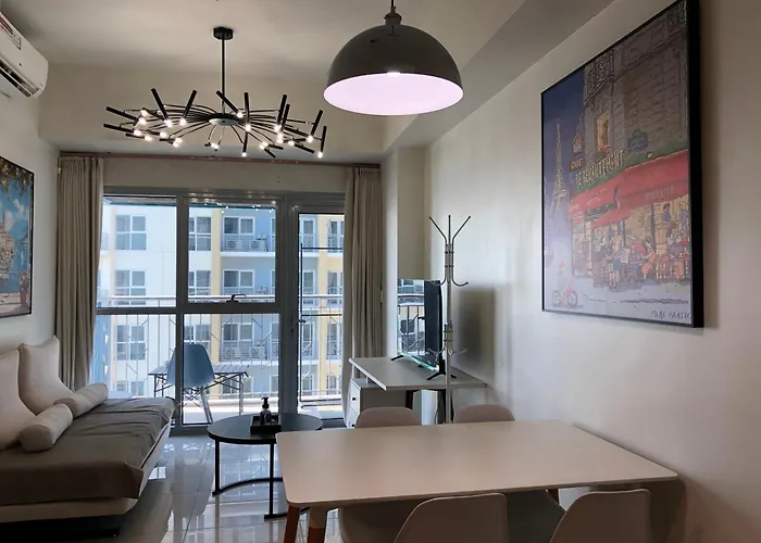 Affordable Modern Seaview 1Br Next To Okada, Airport And Moa