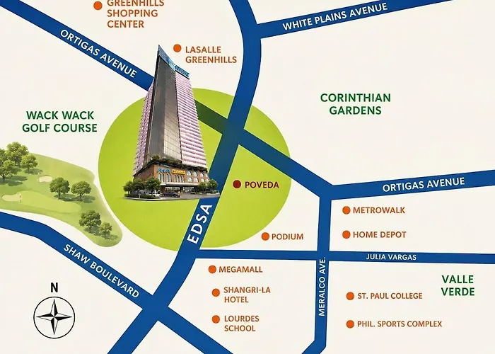 Fernly Turf At Ama Tower Residences, Edsa Ortigas Cbd W Pool Gym
