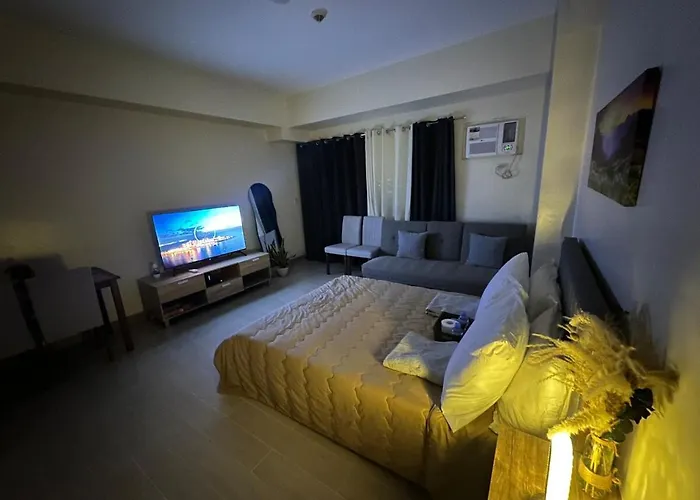 Charming Studio In Araneta Sunset And City View