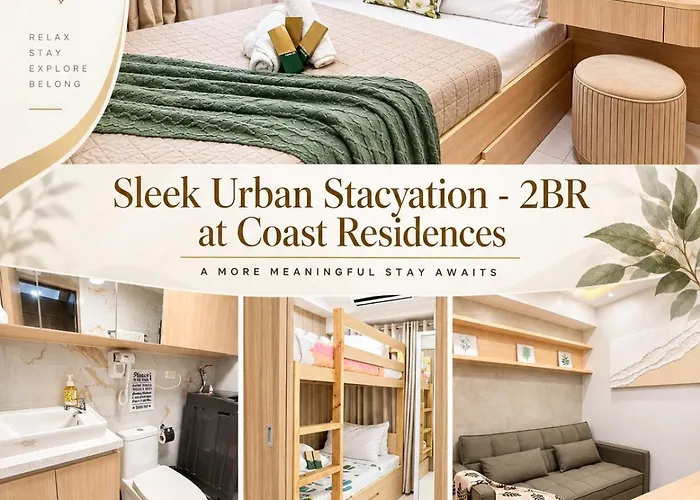 Sleek Urban Staycation-2Br With Manila Bay View Near Moa, Picc, World Trade Center And Us Embassy