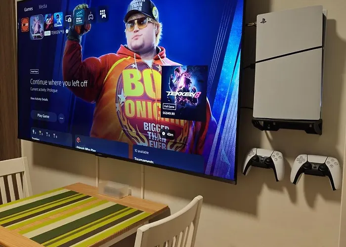 Deluxe 1Br Ps5 With Free Parking And Fast Wifi