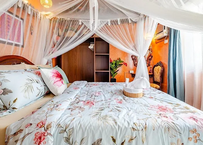Bilay Magenta 2Br Boho Style Free Parking Can Cook
